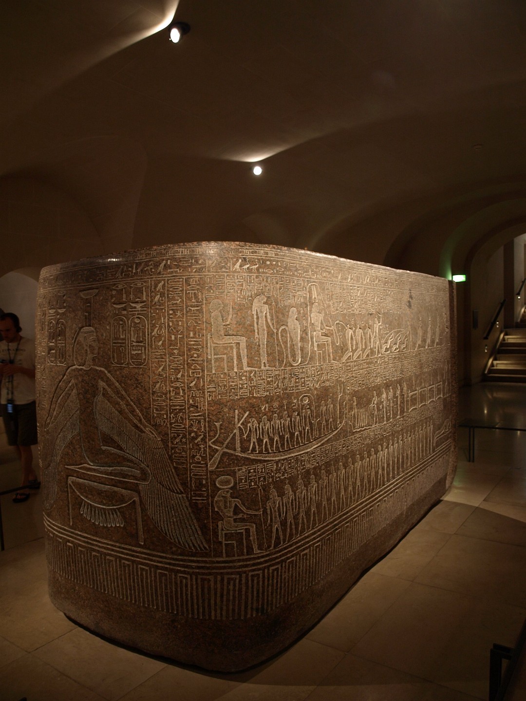 View Along the Sarcophagus of Ramses III
